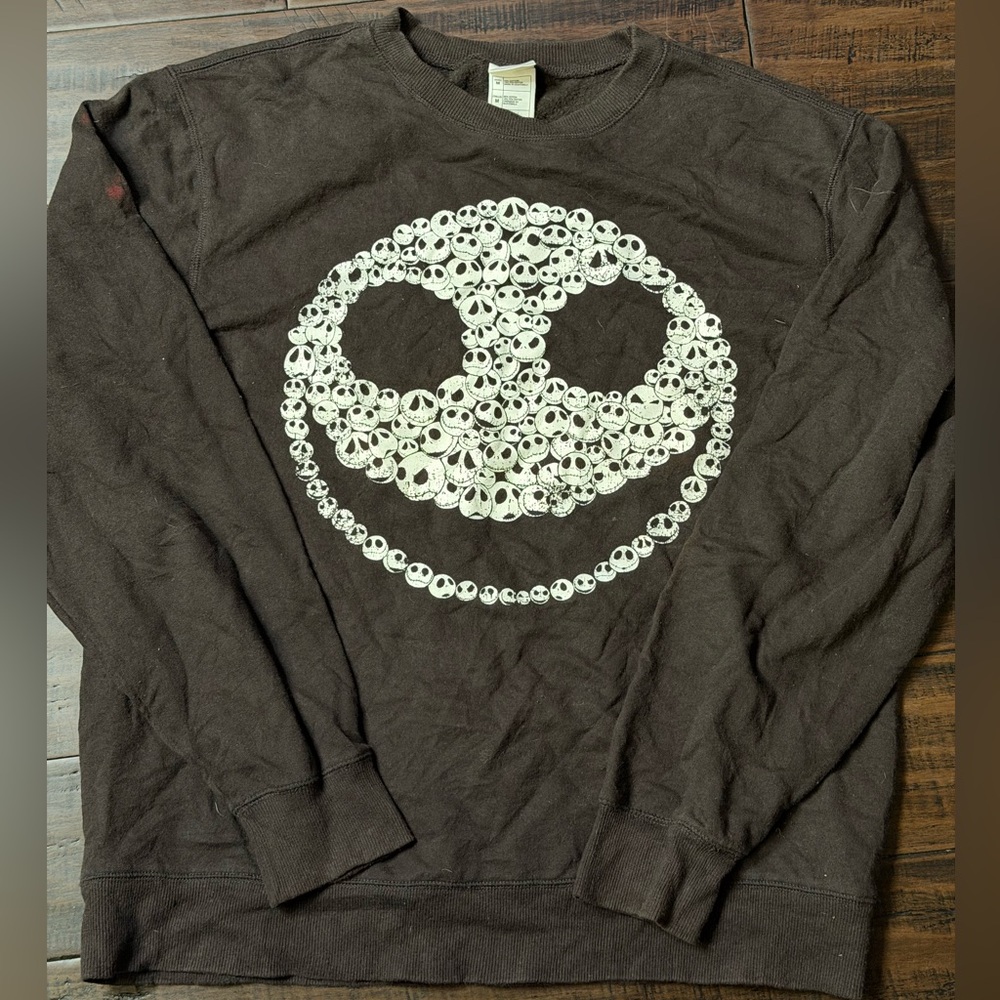Disney Jack Skeleton Men's Crewneck Sweater
